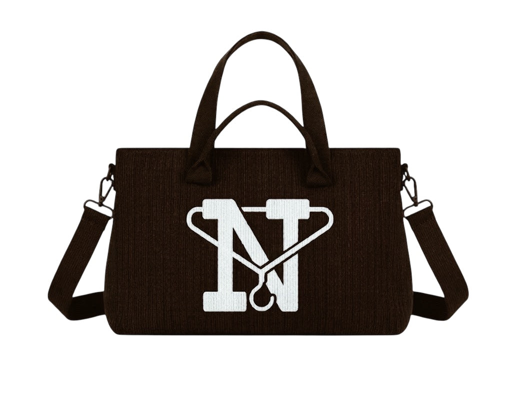 Afrooklyn Ankees Messenger Crossbody *WET PAVEMENT BLACK*