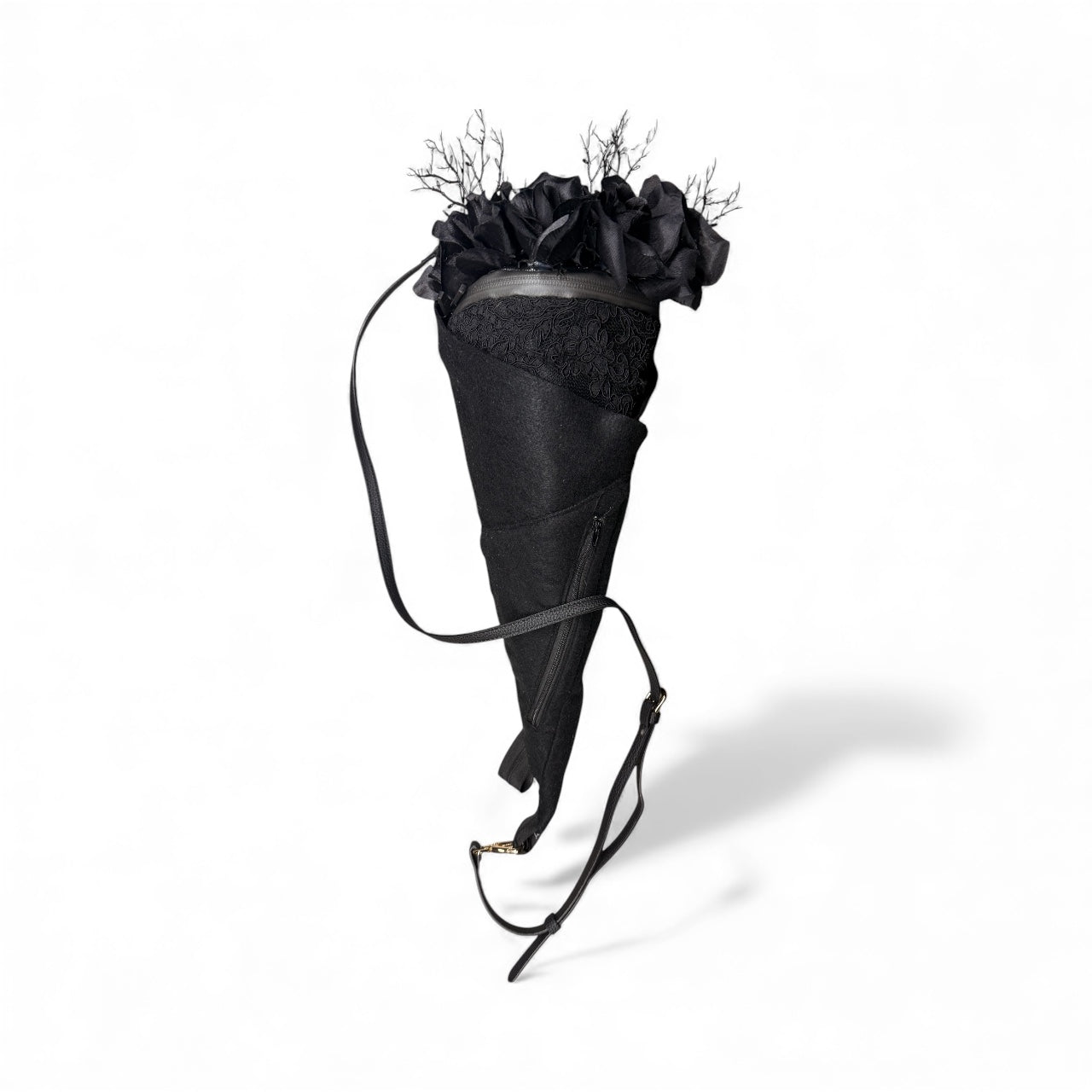 Black Pearl Bouquet Crossbody