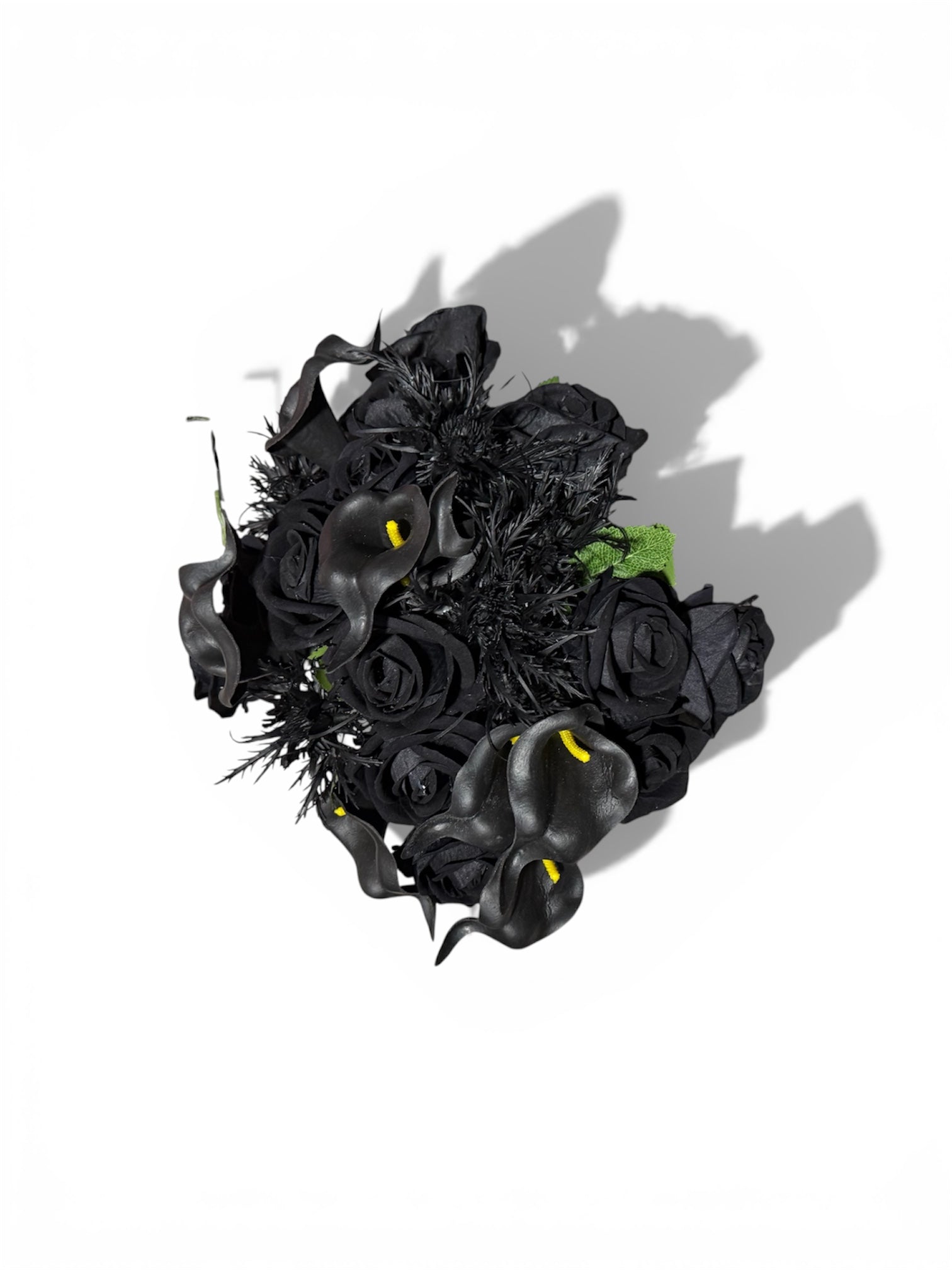 Black Rose Flowerbed Bag Topper