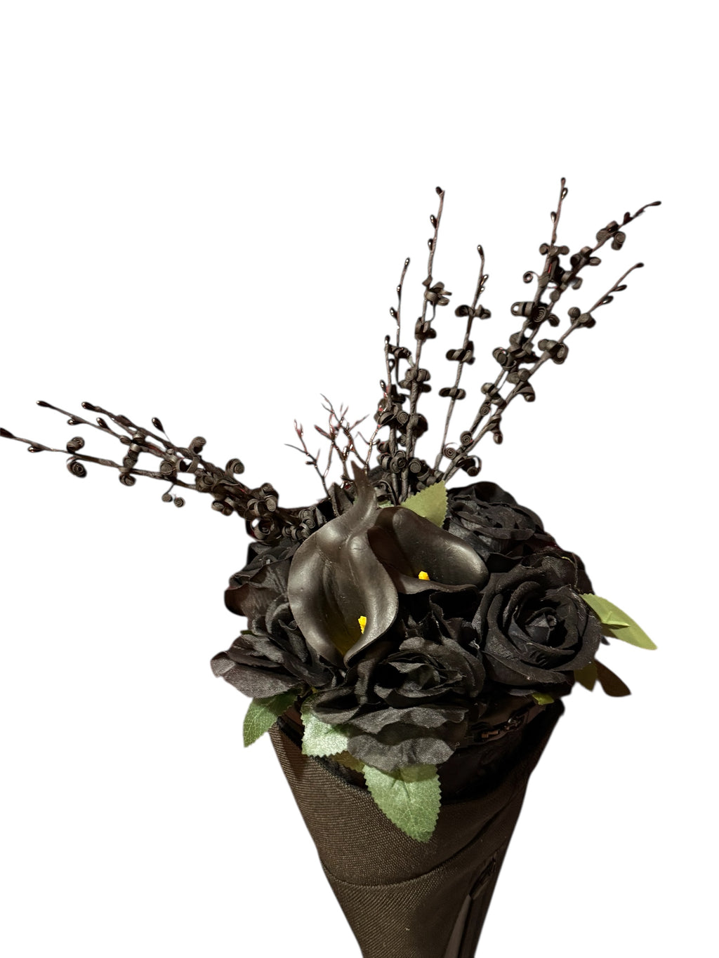 Black Pearl Bouquet Crossbody